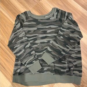 Torrid Olive Camouflage Top